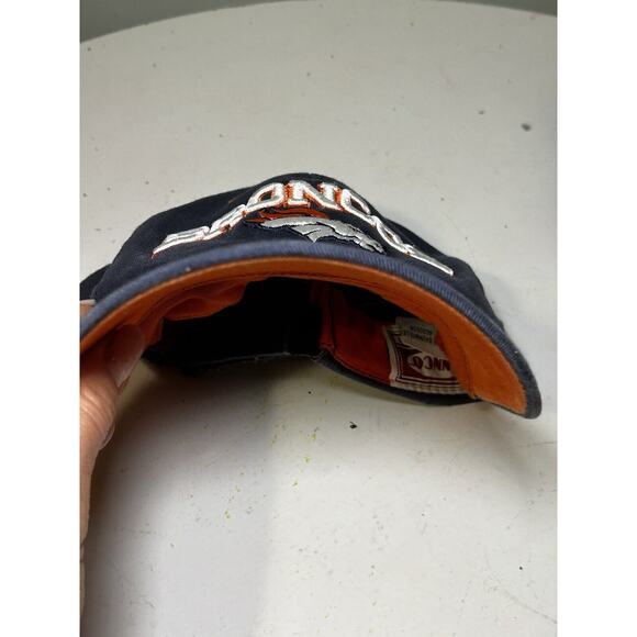 Vintage Denver Broncos ANNCO NFL Snapback Cap Hat Blue Embroidered - Picture 2 of 6